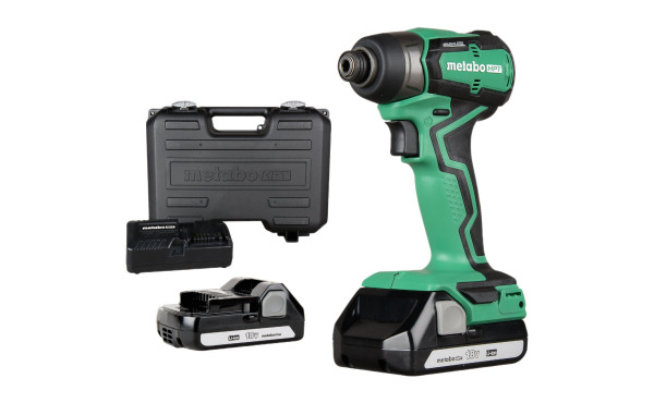 Metabo 18V Lithium-Ion 1/4 In. Hex Sub-Compact Cordless Impact Driver