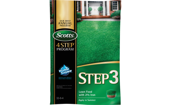 Scotts 4-Step Program Step 3 12.60 Lb. 5000 Sq. Ft. 32-0-4 Lawn Fertilizer with 2% Iron