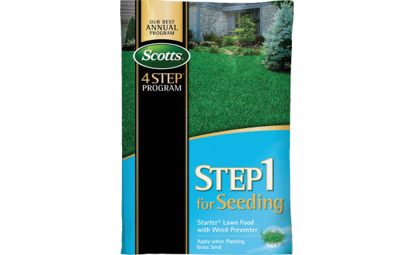 Scotts 4-Step Program Step 1 21.62 Lb. 5000 Sq. Ft. 21-22-4 Starter Fertilizer with Crabgrass Preventer