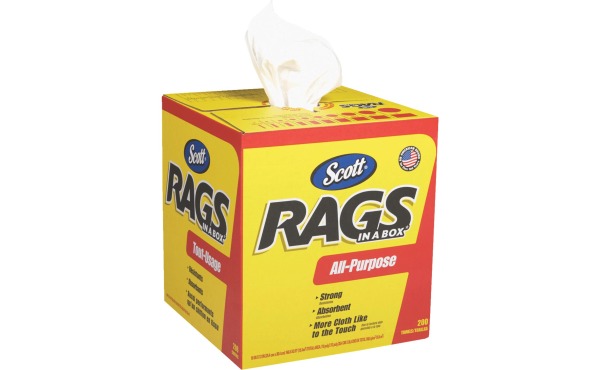 Scotts White Rags in a Box, 200-Ct.