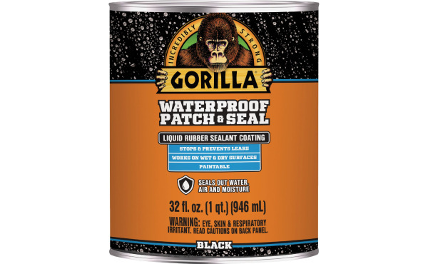 Gorilla 32 Oz. Black Waterproof Patch & Seal Liquid